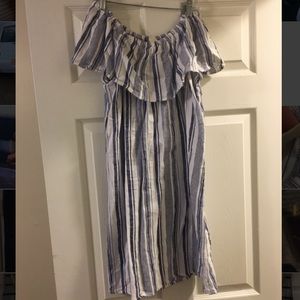 Strapless summer dress